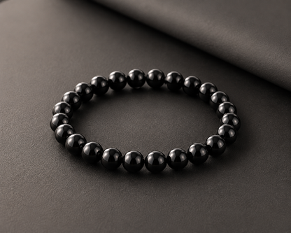 Black Onyx Crystal Bracelet for Protection, Strength & Grounding| RatnAura