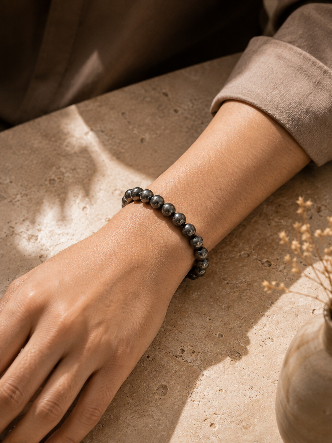 Natural Authentic Pyrite Stone Bracelet