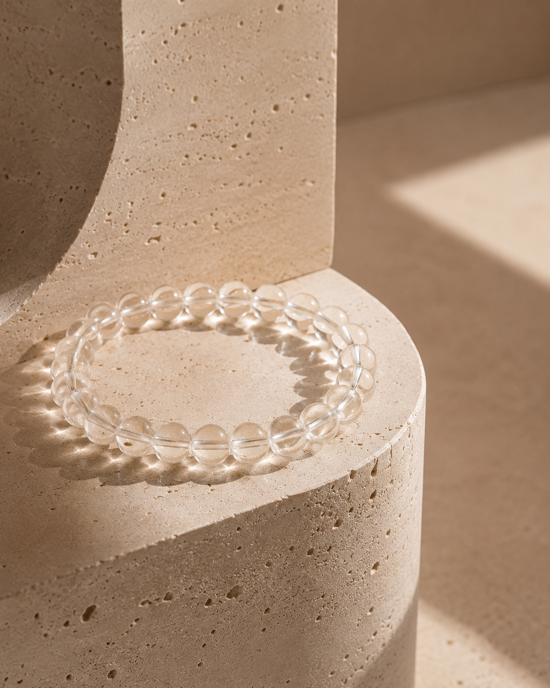 Clear Quartz Crystal Bracelet for Clarity, Focus & Positive Energy | RatnAura