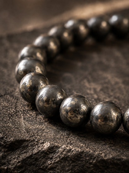 Natural Authentic Pyrite Stone Bracelet