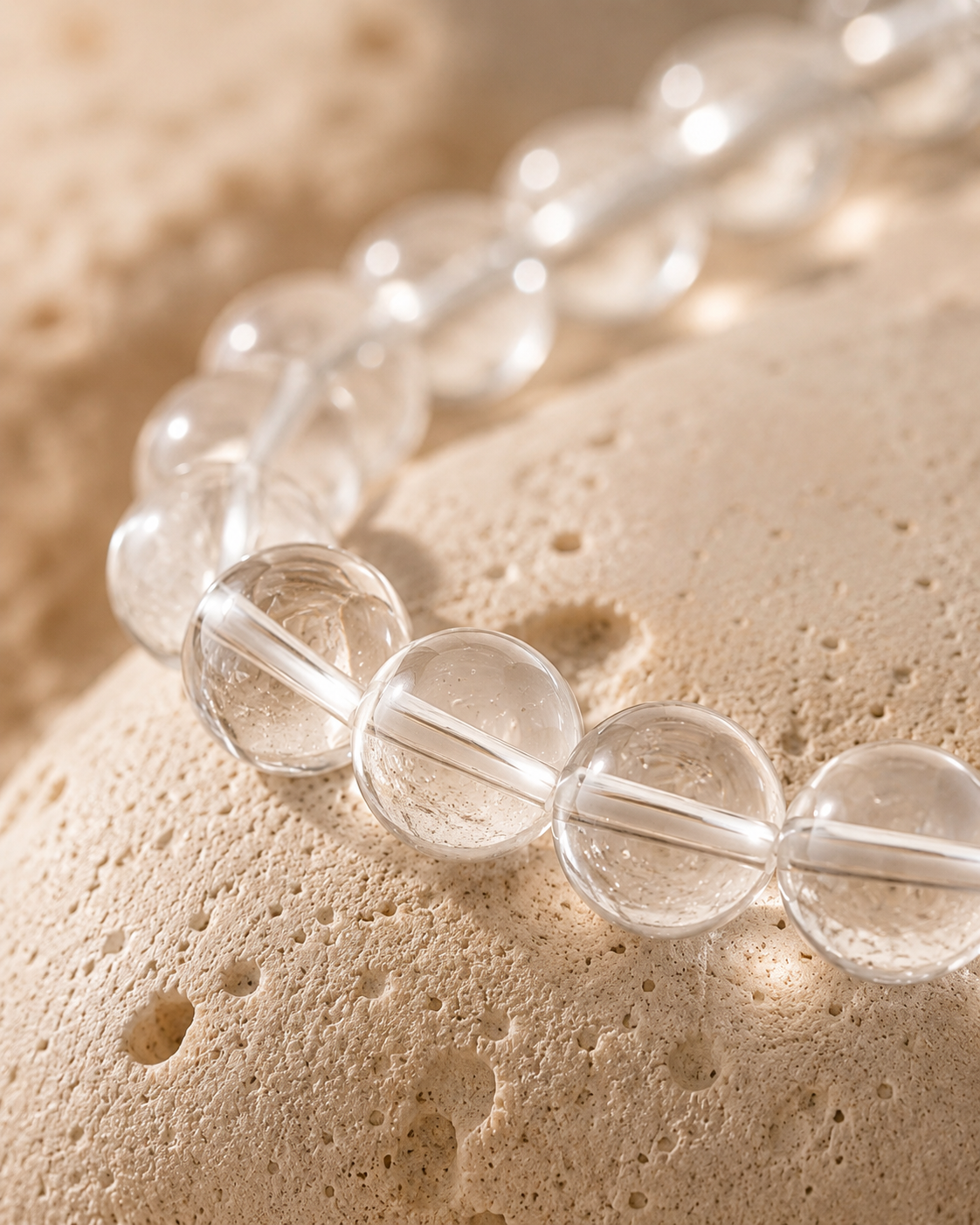 Clear Quartz Crystal Bracelet for Clarity, Focus & Positive Energy | RatnAura