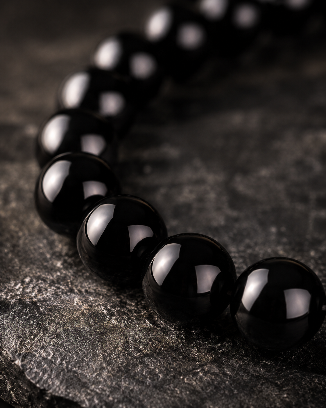 Black Onyx Crystal Bracelet for Protection, Strength & Grounding| RatnAura