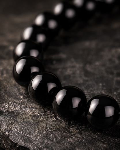 Black Onyx Crystal Bracelet for Protection, Strength & Grounding| RatnAura