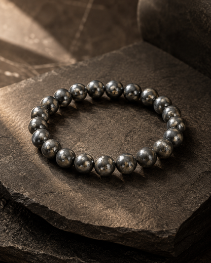 Natural Authentic Pyrite Stone Bracelet