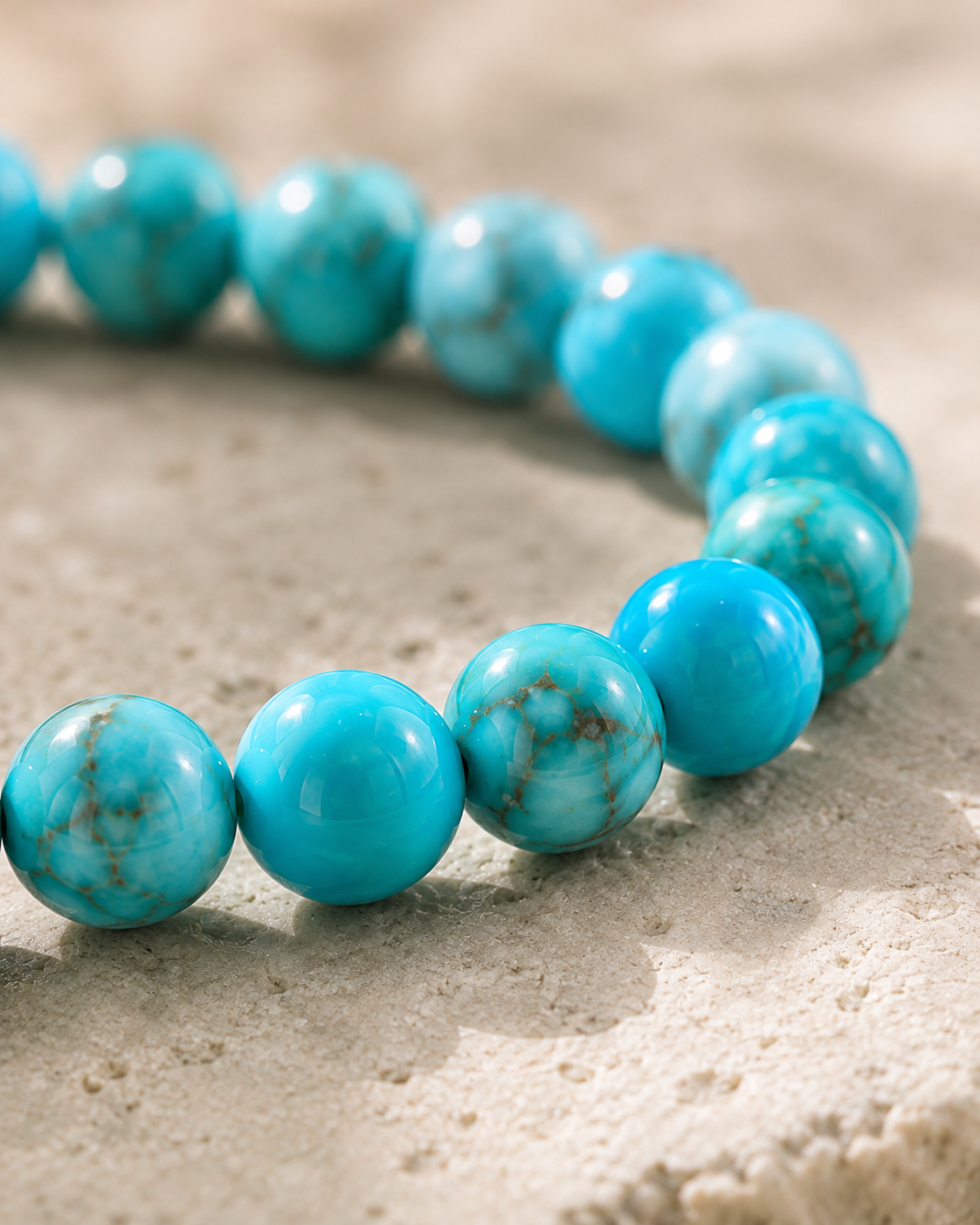 Natural Turquoise Stone Bracelet | RatnAura