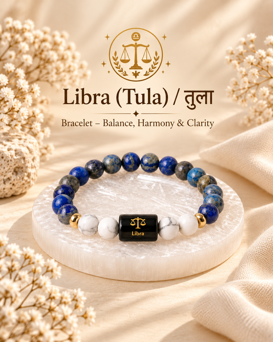 ♎ Libra Zodiac Bracelet – Balance, Clarity & Harmony | RatnAura